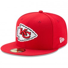 Men's Kansas City Chiefs New Era Red Omaha 59FIFTY Fitted Hat 2539440